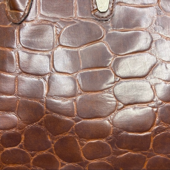 Ralph Lauren Signature Safari Croc Embossed Tote - Picture 10 of 14